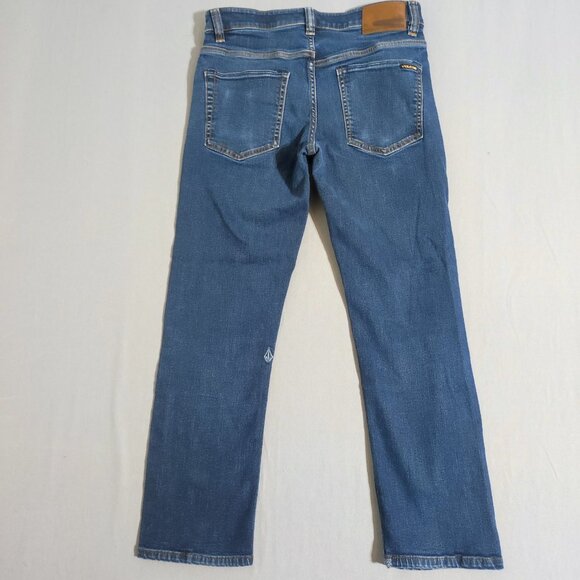 Volcom Jeans men's size 30 denim blue Solver Frickin Modern Straight Fit jeans - Picture 3 of 14